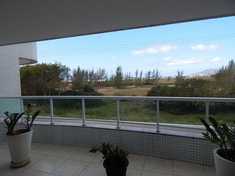 Apartamento Alto Luxo com 4 quartos em prédio de frente p/Ma