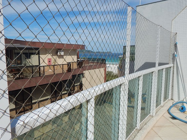 Cobertura de Luxo com Piscina e churrasqueira na Praia do Fo