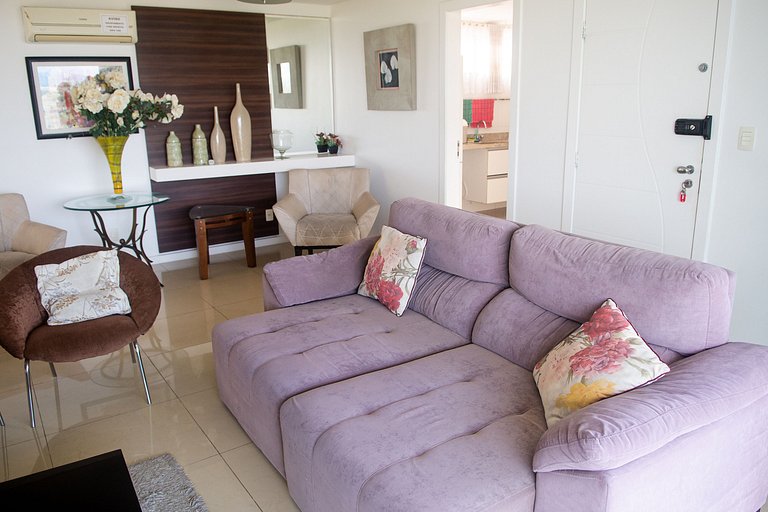 Apartamento Alto Luxo com 4 quartos em prédio de frente p/Ma