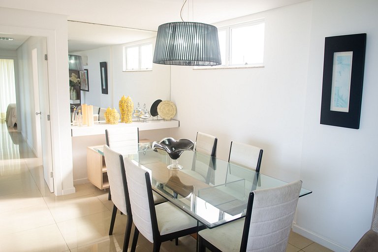 Apartamento Alto Luxo com 4 quartos em prédio de frente p/Ma