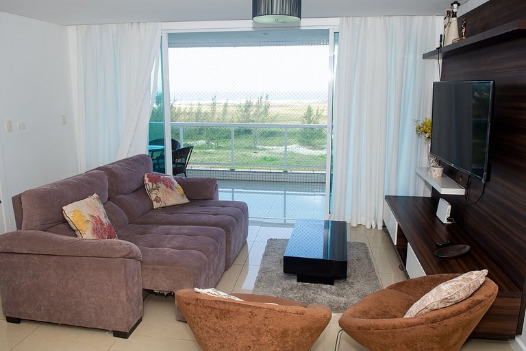 Apartamento Alto Luxo com 4 quartos em prédio de frente p/Ma