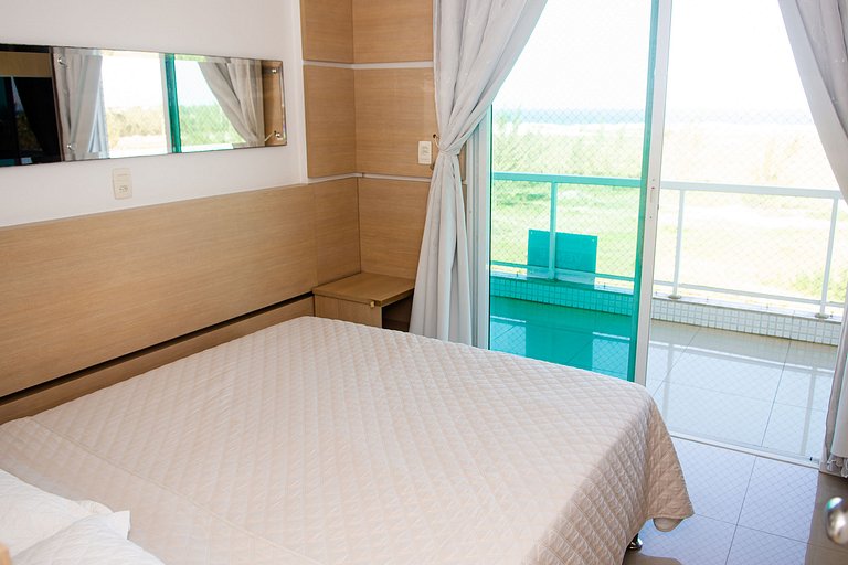 Apartamento Alto Luxo com 4 quartos em prédio de frente p/Ma