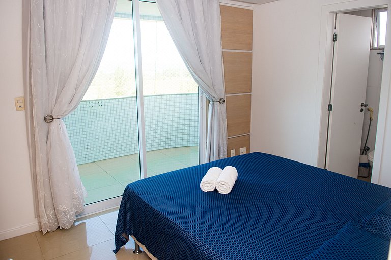 Apartamento Alto Luxo com 4 quartos em prédio de frente p/Ma