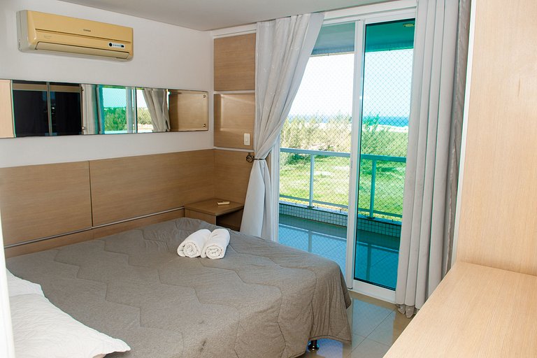 Apartamento Alto Luxo com 4 quartos em prédio de frente p/Ma