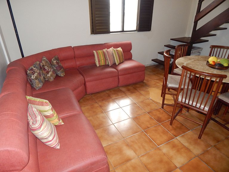 Espaçosa Cobertura duplex 4 Qts na Praia do Forte