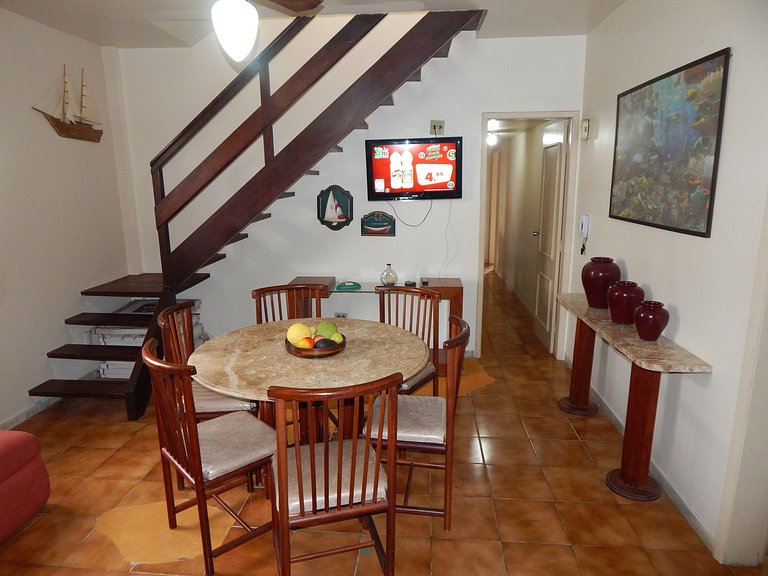 Espaçosa Cobertura duplex 4 Qts na Praia do Forte