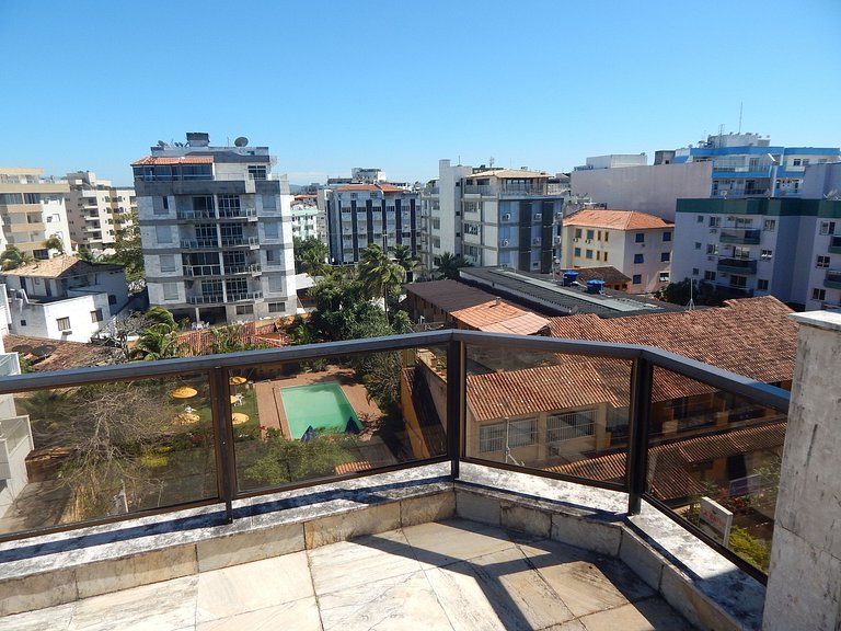 Espaçosa Cobertura duplex 4 Qts na Praia do Forte