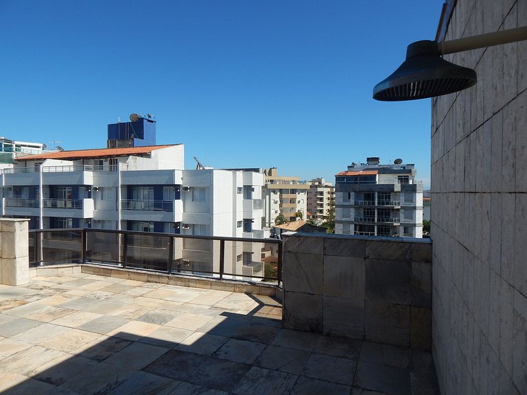 Espaçosa Cobertura duplex 4 Qts na Praia do Forte
