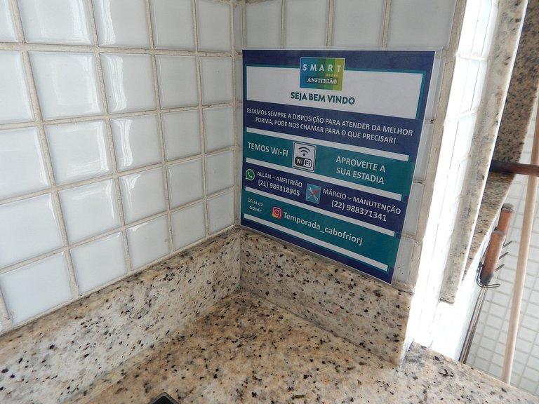 Cobertura de Luxo com Piscina e churrasqueira na Praia do Fo