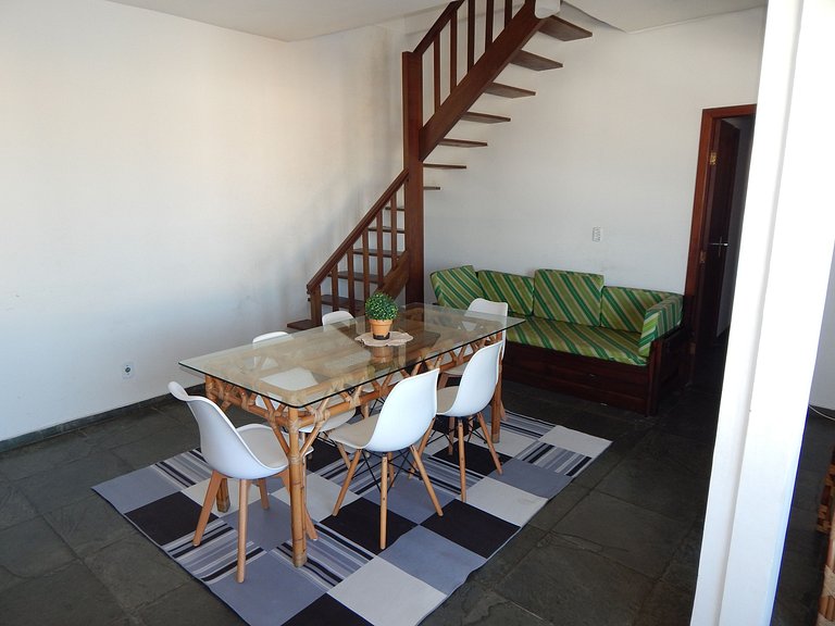 5 min a pé da Praia do Forte - Cobertura Duplex com Terraço