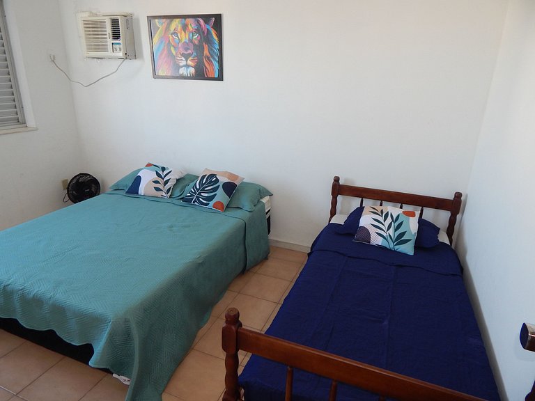 5 min a pé da Praia do Forte - Cobertura Duplex com Terraço
