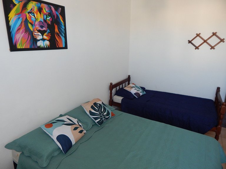 5 min a pé da Praia do Forte - Cobertura Duplex com Terraço