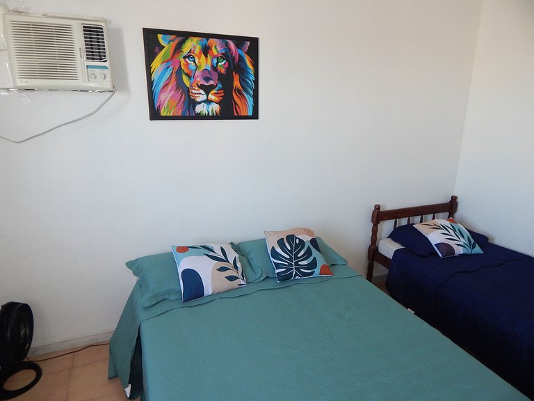 5 min a pé da Praia do Forte - Cobertura Duplex com Terraço