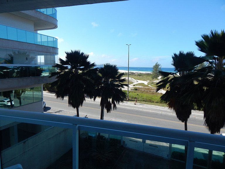 Vista incrível para o mar - apto 2 quartos com área de lazer