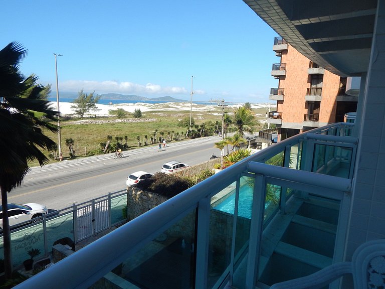 Vista incrível para o mar - apto 2 quartos com área de lazer