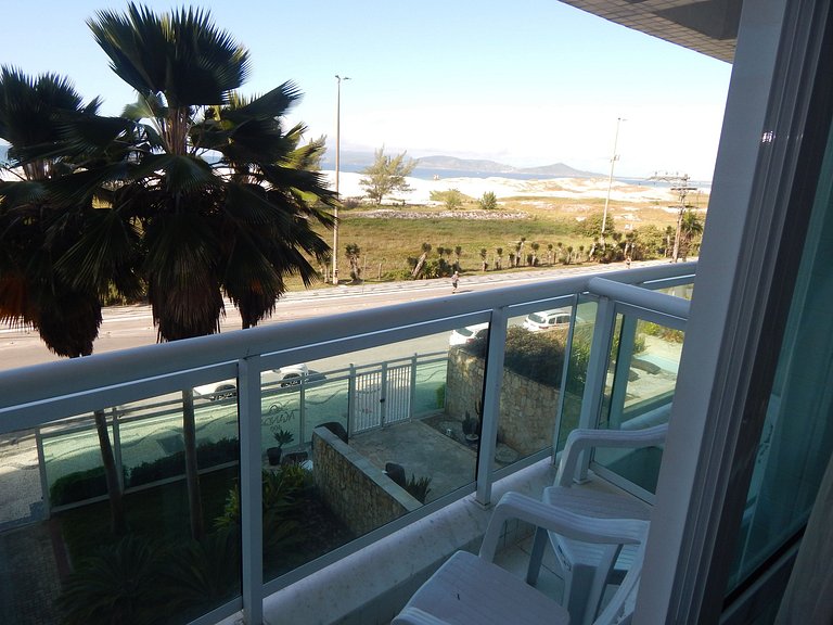 Vista incrível para o mar - apto 2 quartos com área de lazer