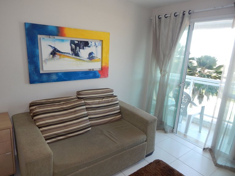 Vista incrível para o mar - apto 2 quartos com área de lazer