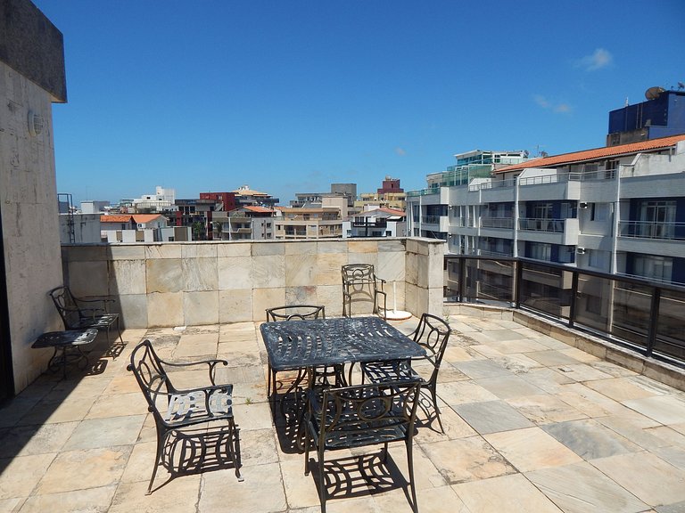 Espaçosa Cobertura duplex 4 Qts na Praia do Forte