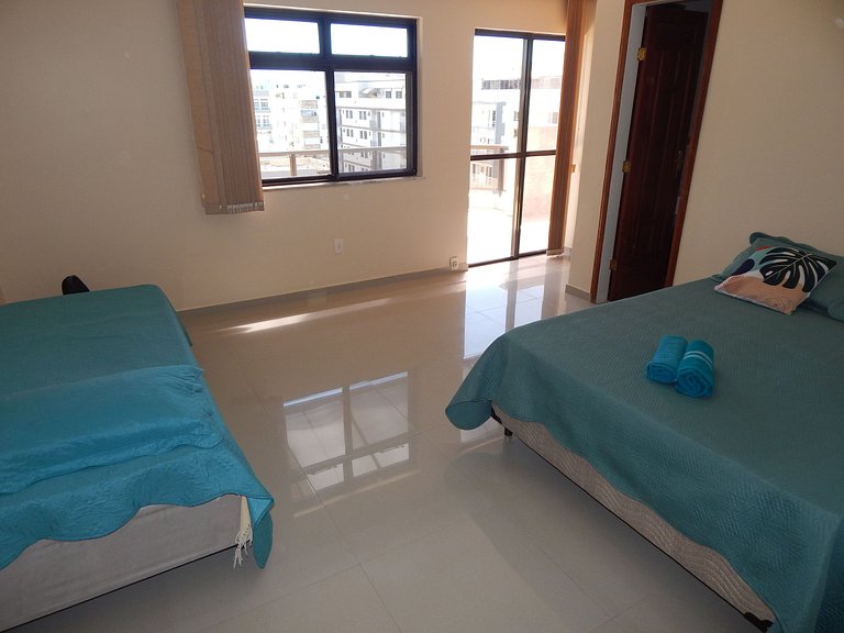 Cobertura Triplex com vista mar