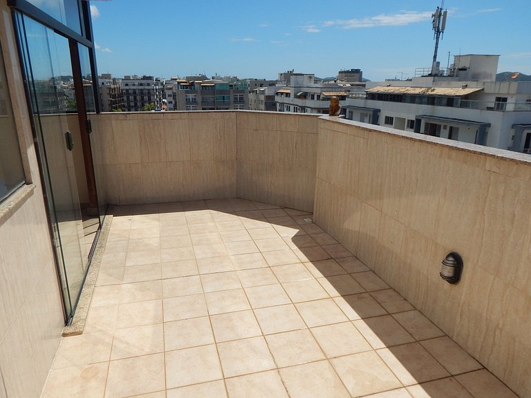 Cobertura Triplex com vista mar