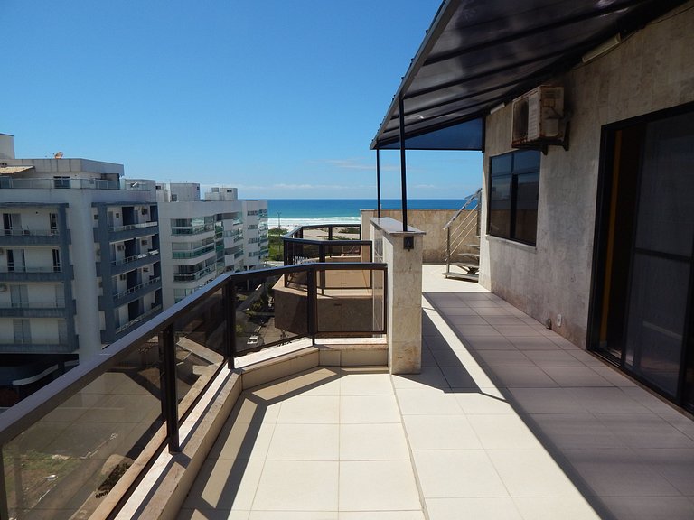 Cobertura Triplex com vista mar