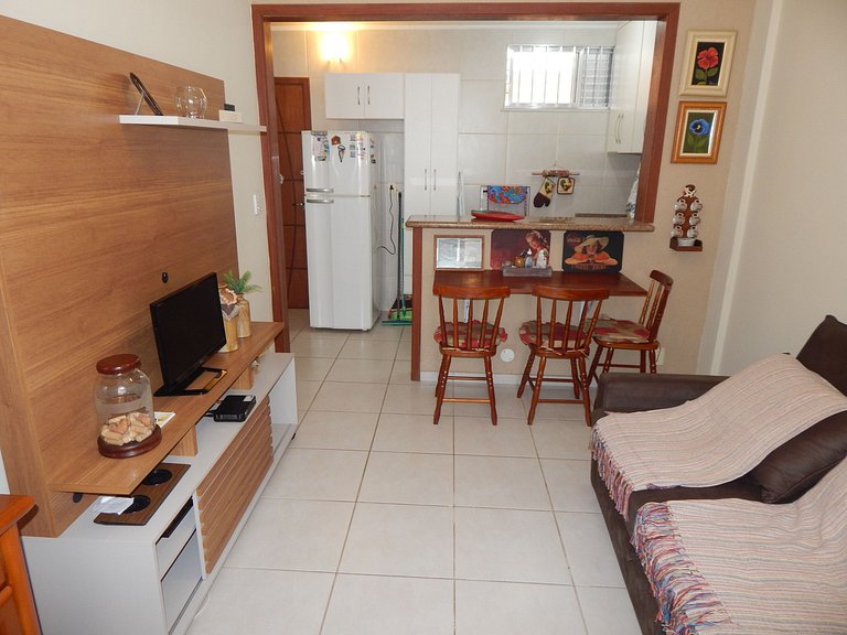 Apartamento na Praia do Forte 2 minutos a pé