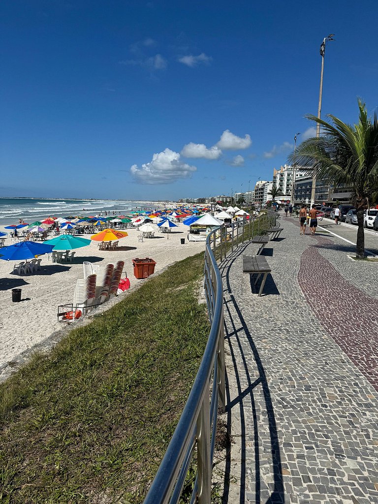 Apartamento na Praia do Forte 2 minutos a pé