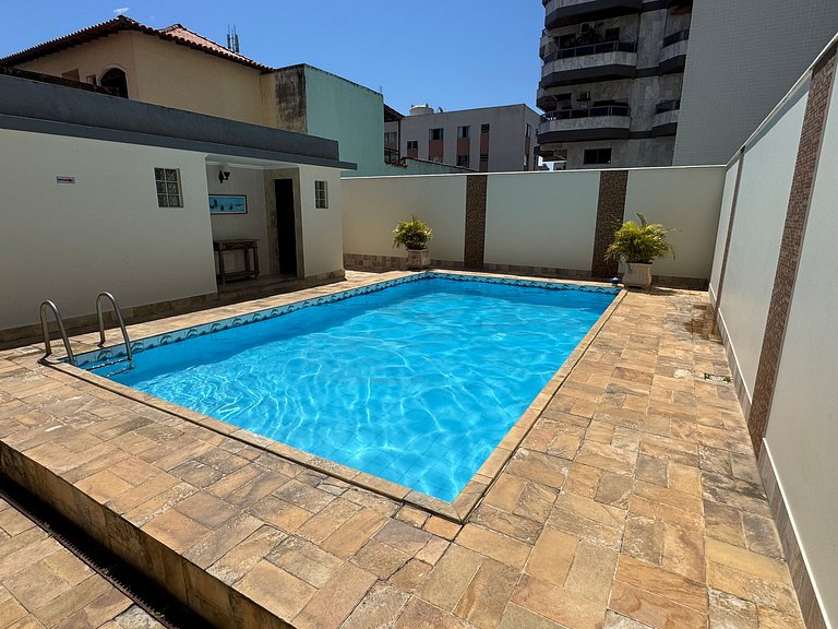Lindo 2 Quartos com piscina e ar na Praia do Forte