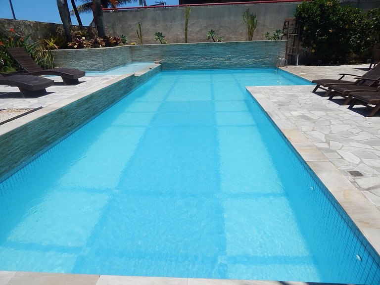 Vista incrível para o mar - apto 2 quartos com área de lazer