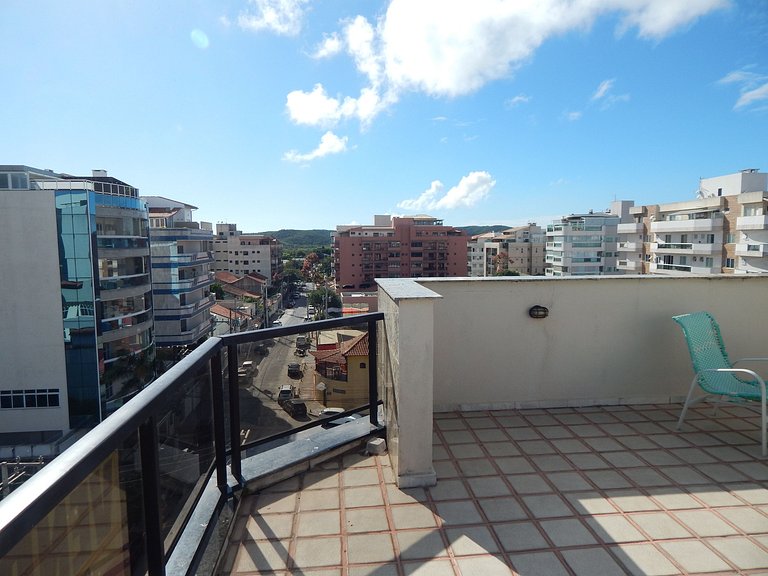 Cobertura com Piscina e Churrasqueira - 10 Pessoas