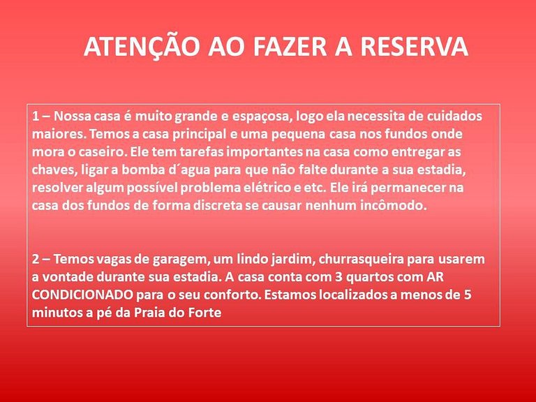 Casarão a 3 minutos a pé da Praia do Forte