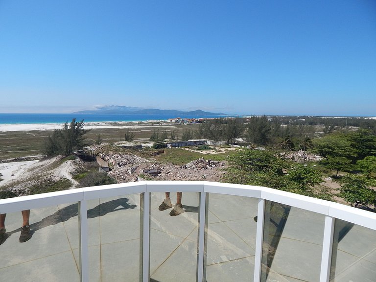 Cobertura Cinematográfica com Piscina vista mar