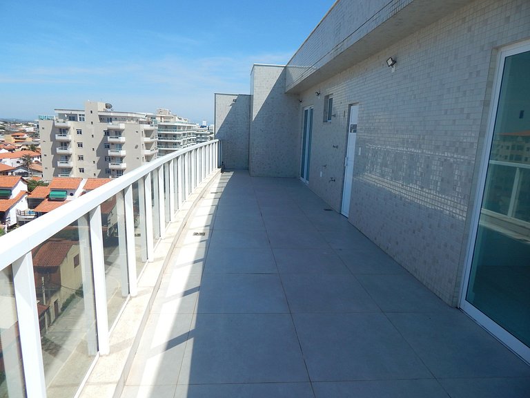 Cobertura Cinematográfica com Piscina vista mar