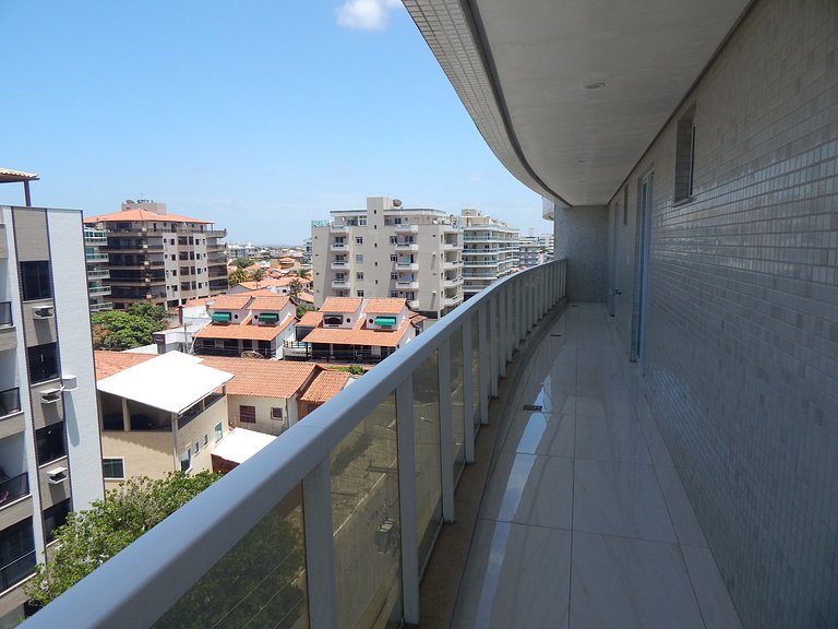 Cobertura Cinematográfica com Piscina vista mar