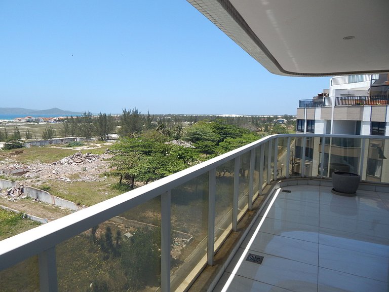 Cobertura Cinematográfica com Piscina vista mar
