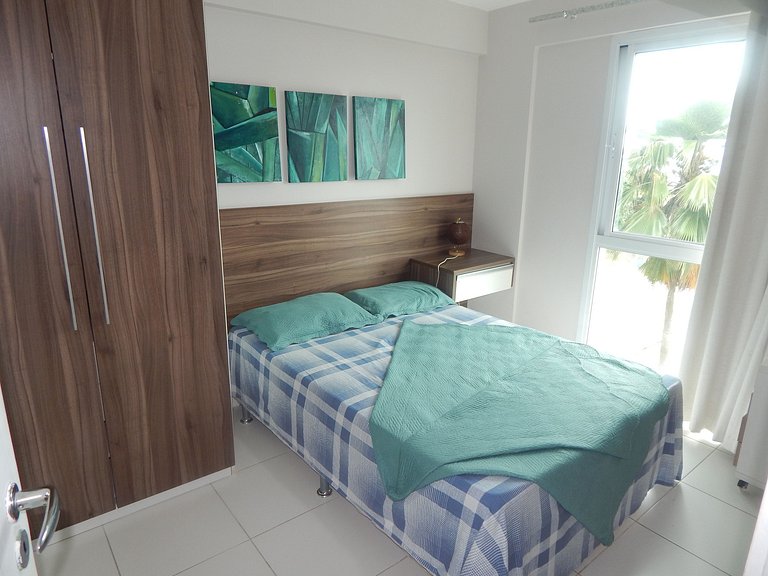Vista incrível para o mar - apto 2 quartos com área de lazer